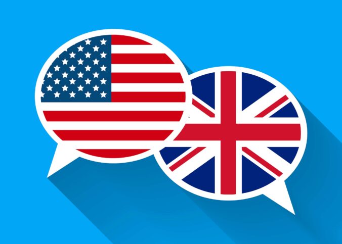 Quais são as diferenças entre o inglês britânico e o americano?